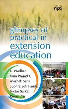 Hardcover Glimpses of Practical in Extension Education Book