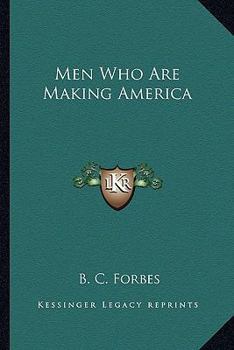 Paperback Men Who Are Making America Book