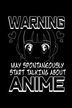 Paperback Notebook: Kawaii Anime Manga Otaku Cosplay Japan Gift 120 Pages, 6X9 Inches, Dot Grid Book