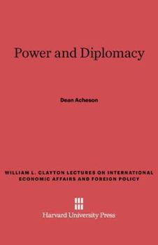 Hardcover Power and Diplomacy Book