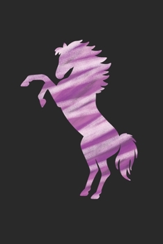 Buntes Pferd: Notizbuch / Tagebuch - DIN A5 120 Seiten punktiert / Punkteraster -  Liebe zum Pferd Geschenk Pony (German Edition)