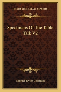 Specimens Of The Table Talk V2
