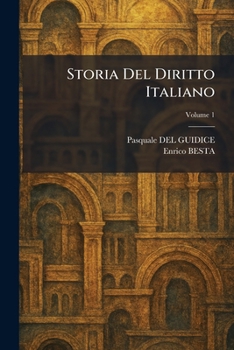 Paperback Storia Del Diritto Italiano [Italian] Book