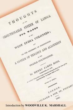 Paperback Thoughts on the Objectionable System of Labour Book