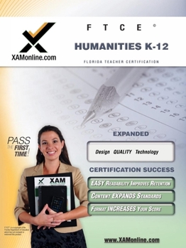 Paperback FTCE Humanities K-12 Teacher Certification Test Prep Study Guide Book