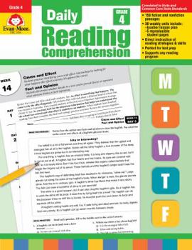 Paperback Daily Reading Comprehension, Grade 4 Te Book