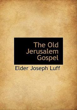 Paperback The Old Jerusalem Gospel Book