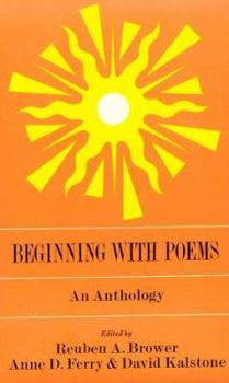 Beginning with Poems: An Anthology