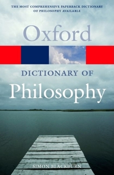 Paperback The Oxford Dictionary of Philosophy Book
