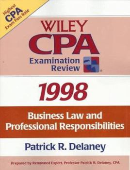 Paperback Wiley CPA Examination Review, Business Law and Professional Responsibilities Book