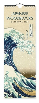 Calendar Japanese Woodblocks Slim Calendar 2025 (Art Calendar) Book