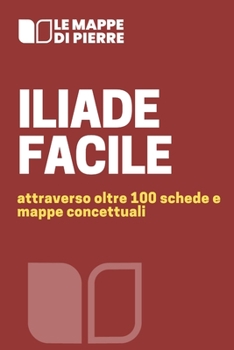 Paperback Iliade Facile: Attraverso oltre 100 schede e mappe concettuali [Italian] Book