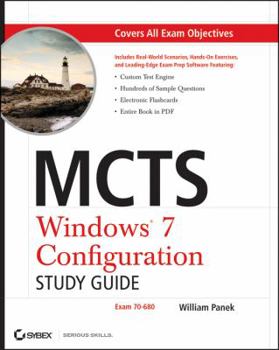 Paperback MCTS Microsoft Windows 7 Configuration Study Guide: Exam 70-680 [With CDROM] Book
