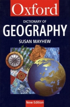 Paperback A Dictionary of Geography Book