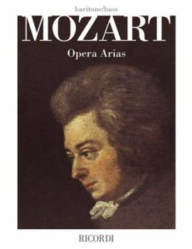 Paperback Mozart Opera Arias: Baritone/Bass Book