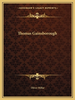 Paperback Thomas Gainsborough Book