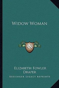 Paperback Widow Woman Book