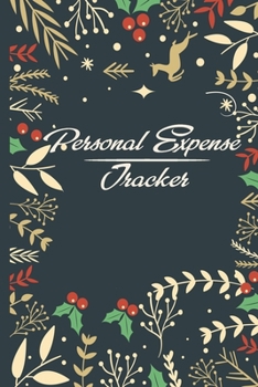 Paperback Personal expense tracker: Expense tracker bill organizer notebook to manage personal finance (120 pages - 6 x 9'') Finance Journal planning work Book