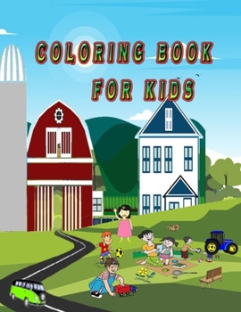 Paperback coloring book for kids Book