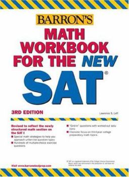 Paperback Math Workbook for the New SAT Book