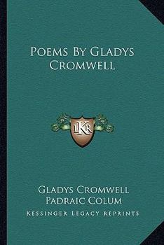 Paperback Poems By Gladys Cromwell Book