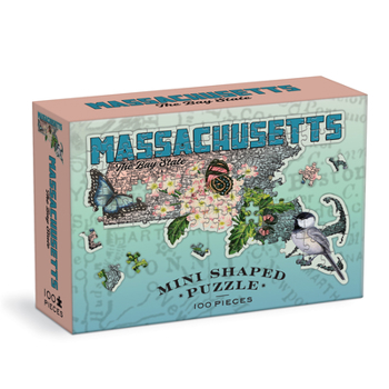 Misc. Massachusetts Mini Shaped Puzzle Book