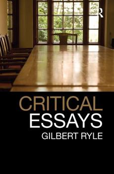 Hardcover Critical Essays: Collected Papers Volume 1 Book