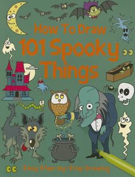 Paperback How to Draw 101 Spooky Things Book