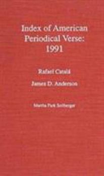 Hardcover Index of American Periodical Verse 1991 Book