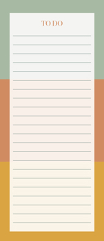 Misc. Modern Minimalist Magnetic List Pad Book