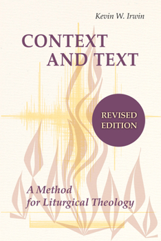 Paperback Context and Text: A Method for Liturgical Theology Book