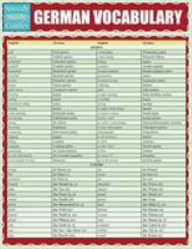 Paperback German Vocabulary (Speedy Study Guides: Academic) Book
