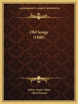 Paperback Old Songs (1888) Book