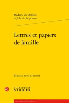 Paperback Lettres Et Papiers de Famille [French] Book