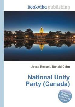 Paperback National Unity Party (Canada) Book