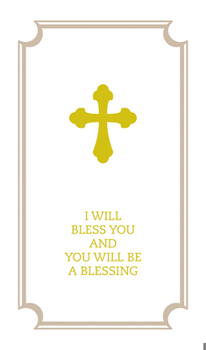 Paperback I Will Bless You and You Will Be a Blessing, Commemorative Wedding Booklet, Gift Edition Book