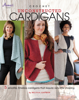 Paperback Crochet Unconstructed Cardigans Book