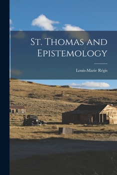 Paperback St. Thomas and Epistemology Book