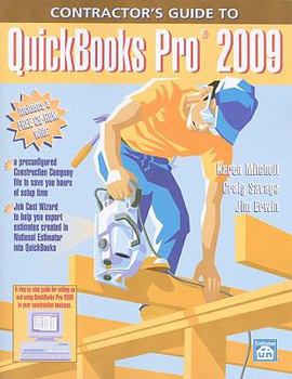 Paperback Contractor's Guide to QuickBooks Pro 2009 [With CDROM] Book
