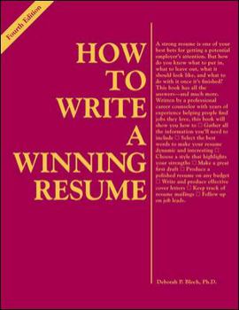 Paperback How to Write a Winning Resume Book