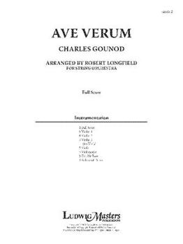 Paperback Ave Verum: Conductor Score (Ludwig Masters) Book
