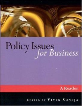 Paperback Policy Issues for Business: A Reader Book