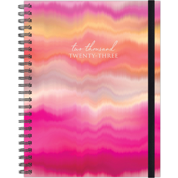Spiral-bound Perfect Pink 8.5 X 11 Hardcover Weekly Planner Book