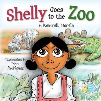 Paperback Shelly Goes to the Zoo [Large Print] Book