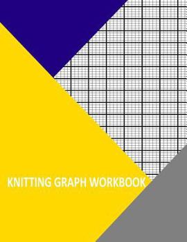 Paperback Knitting Graph Workbook Book