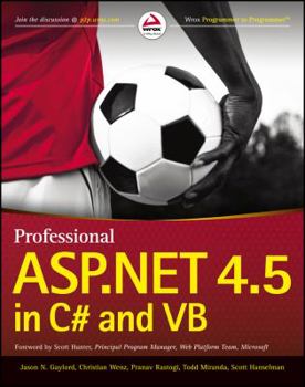 Paperback Professional ASP.Net 4.5 in C# and VB Book