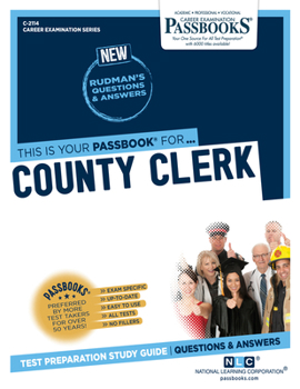Paperback County Clerk (C-2114): Passbooks Study Guide Volume 2114 Book