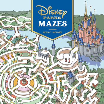 Paperback Disney Parks Mazes Book