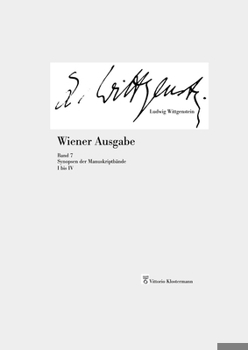 Hardcover Wiener Ausgabe: Band 7: Synopse Der Manuskriptbande I-IV [German] Book