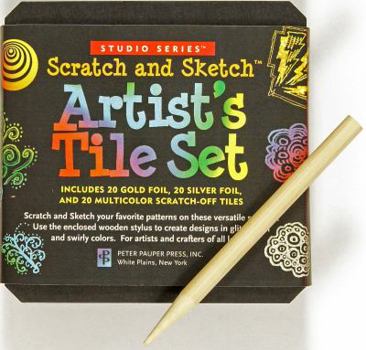 Misc. Supplies Studio Series Artist's Tiles: Scratch & Sketch (60 Pack) Book